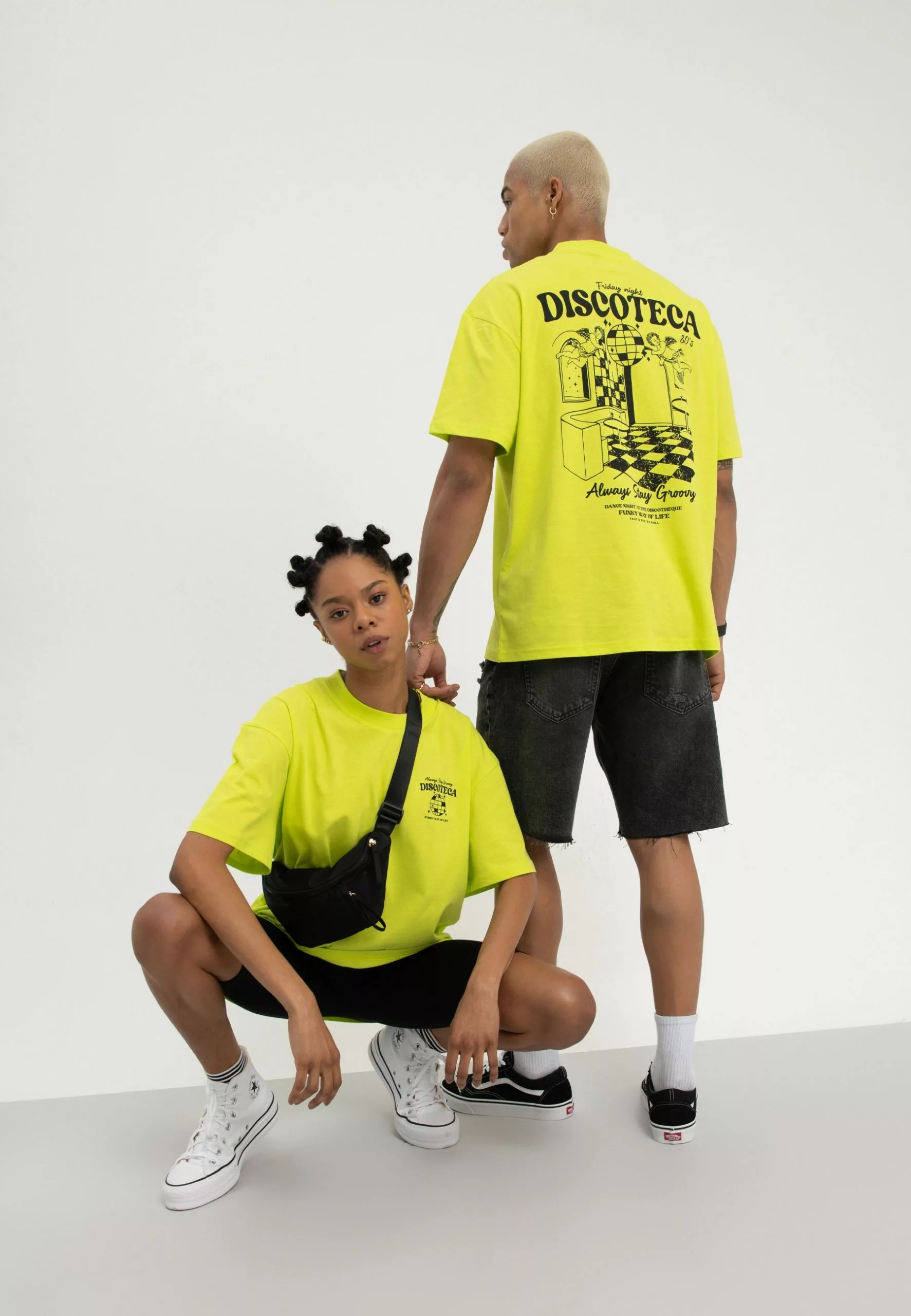 YOURTURN Unisex - T-Shirt Print - Light Green 5 YOURTURN Unisex - T-Shirt Print - Light Green - Afbeelding 3