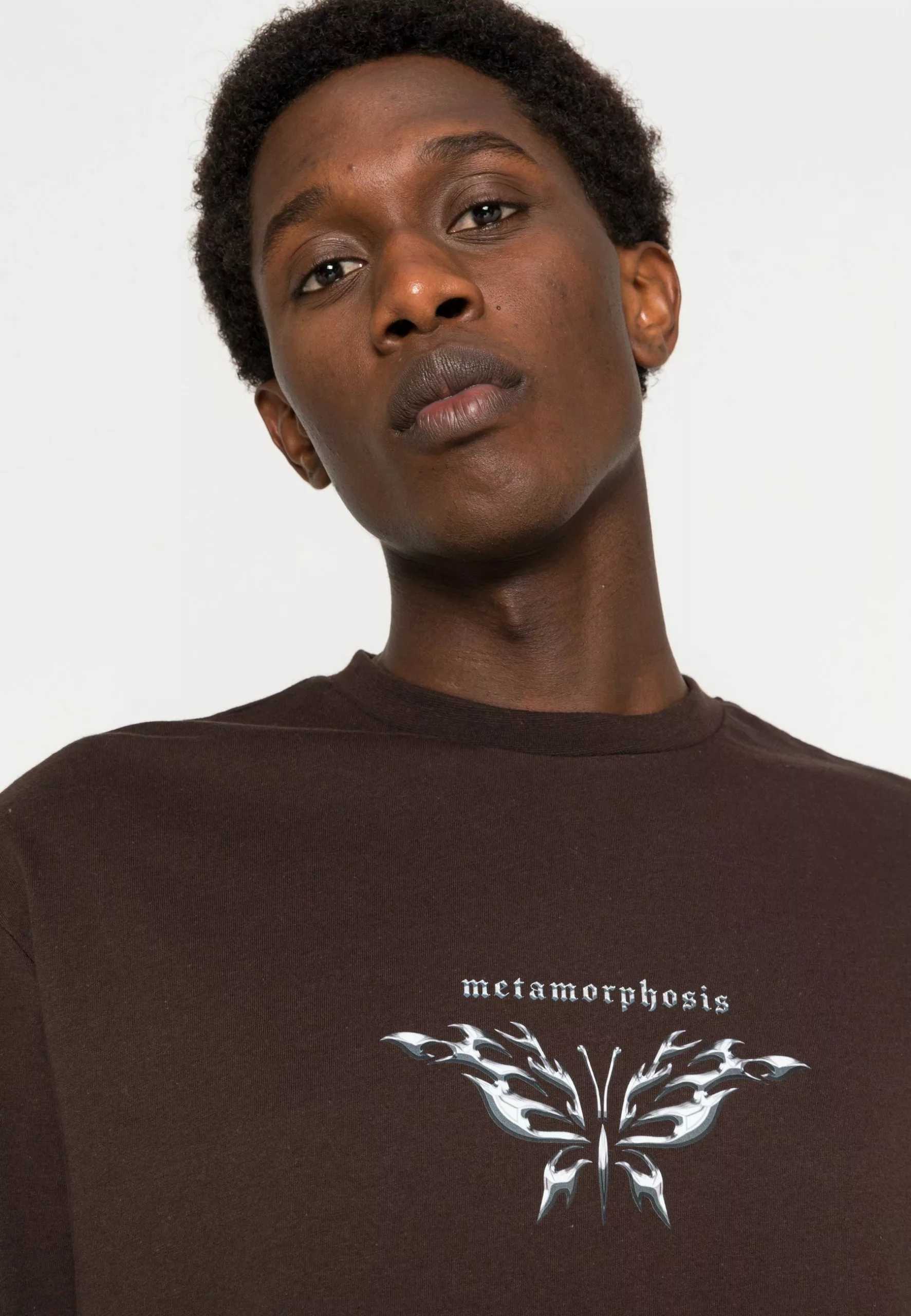 YOURTURN Unisex - T-Shirt Print -Dark Brown 7 YOURTURN Unisex - T-Shirt Print -Dark Brown - Afbeelding 5