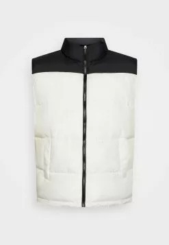 YOURTURN Puffer Vest Unisex - Bodywarmer - Black/White -YOURTURN WINKEL 05059eb07ae24d6fa3fc95a8e7c767fe