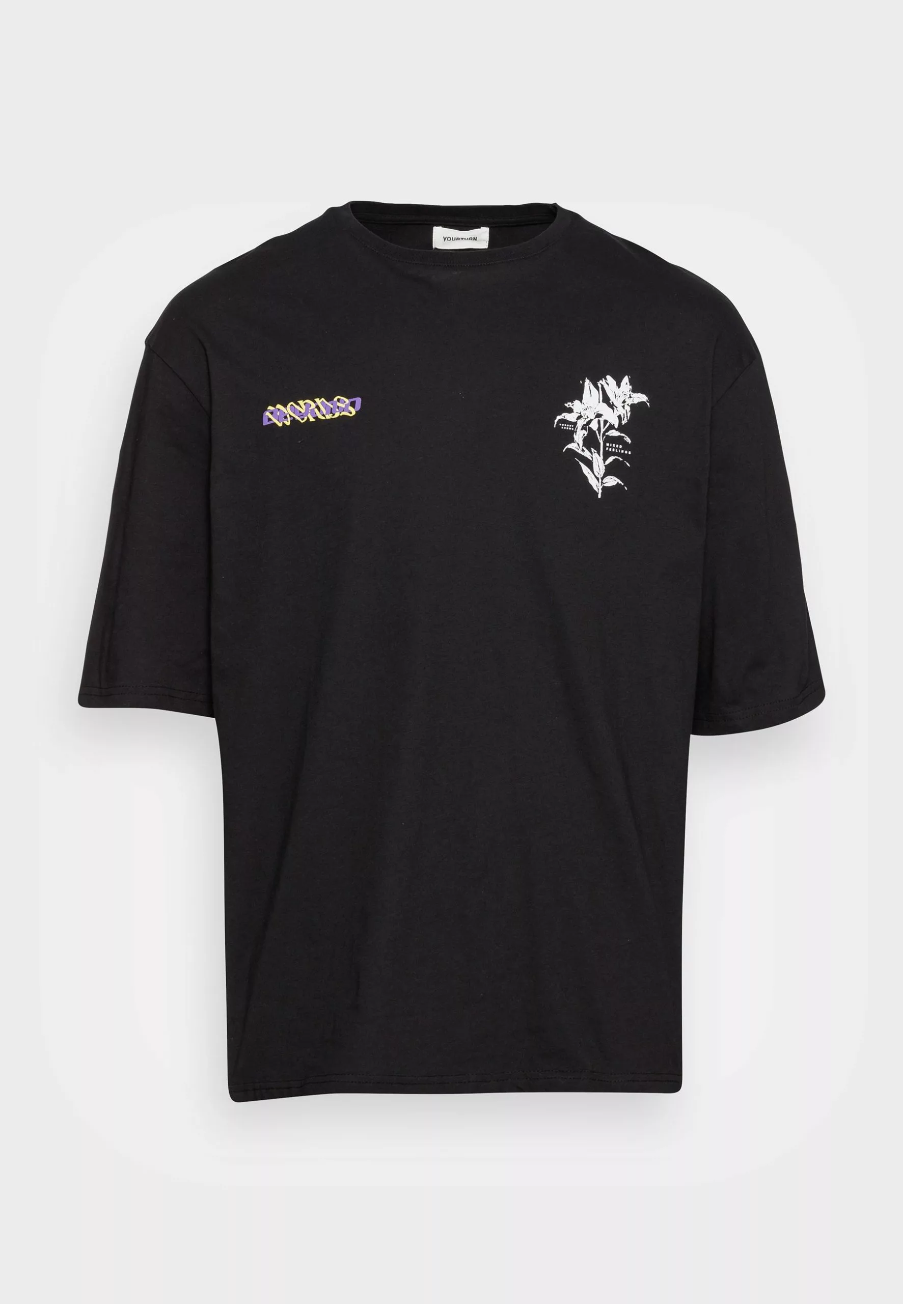 YOURTURN Graphic T-Shirt Beyond Unisex - T-Shirt Print - Black 6 YOURTURN Graphic T-Shirt Beyond Unisex - T-Shirt Print - Black - Afbeelding 4