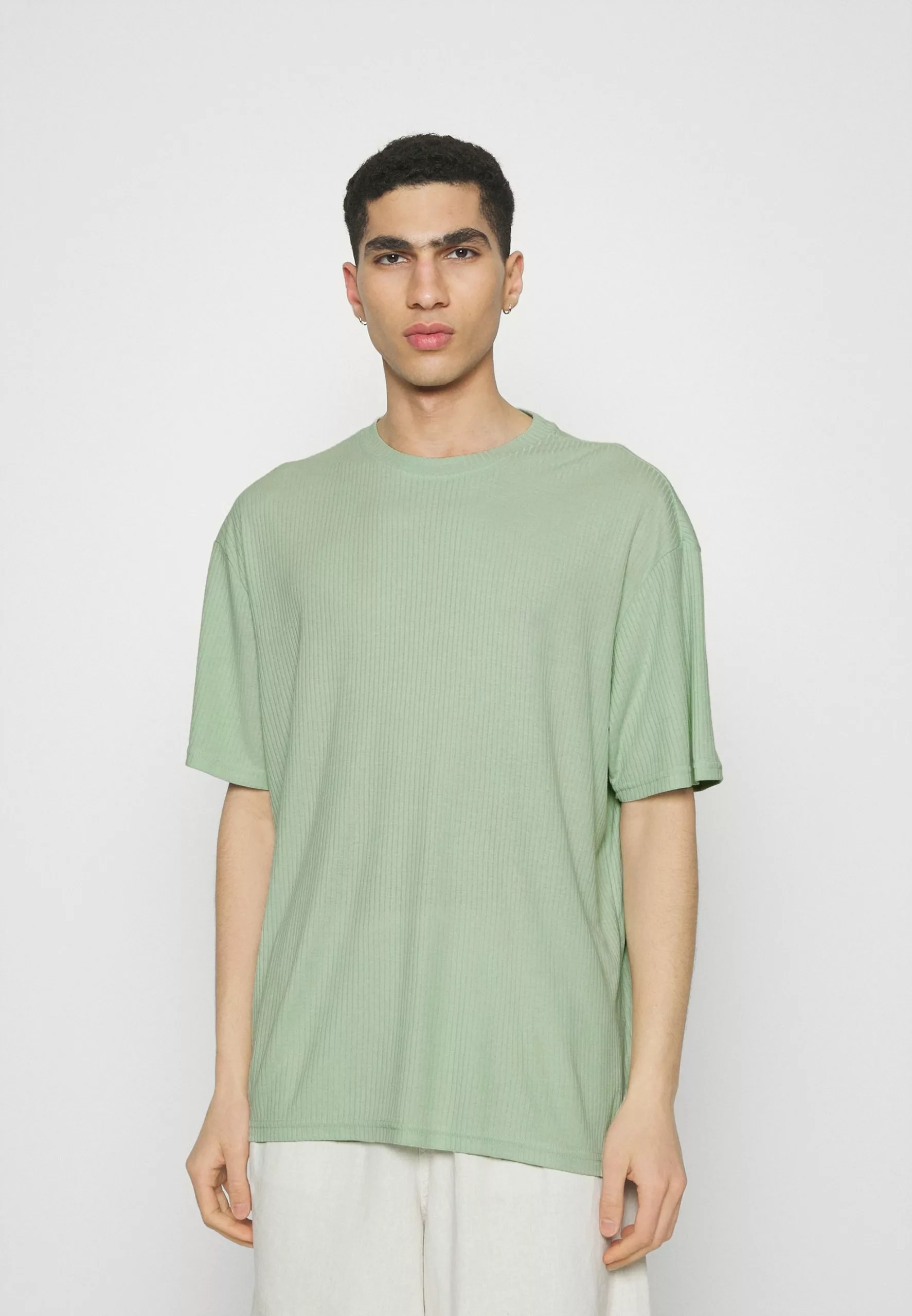 YOURTURN Unisex 2 Pack - T-Shirt Basic - Offwhite/Light Green 4 YOURTURN Unisex 2 Pack - T-Shirt Basic - Offwhite/Light Green - Afbeelding 2