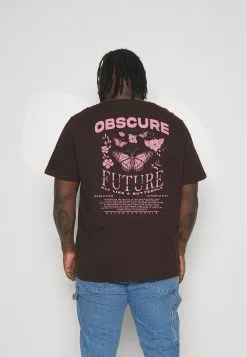 YOURTURN T-Shirt Print - Dark Brown -YOURTURN WINKEL 13116ad3a1c34e15a12a2ff09004abbc