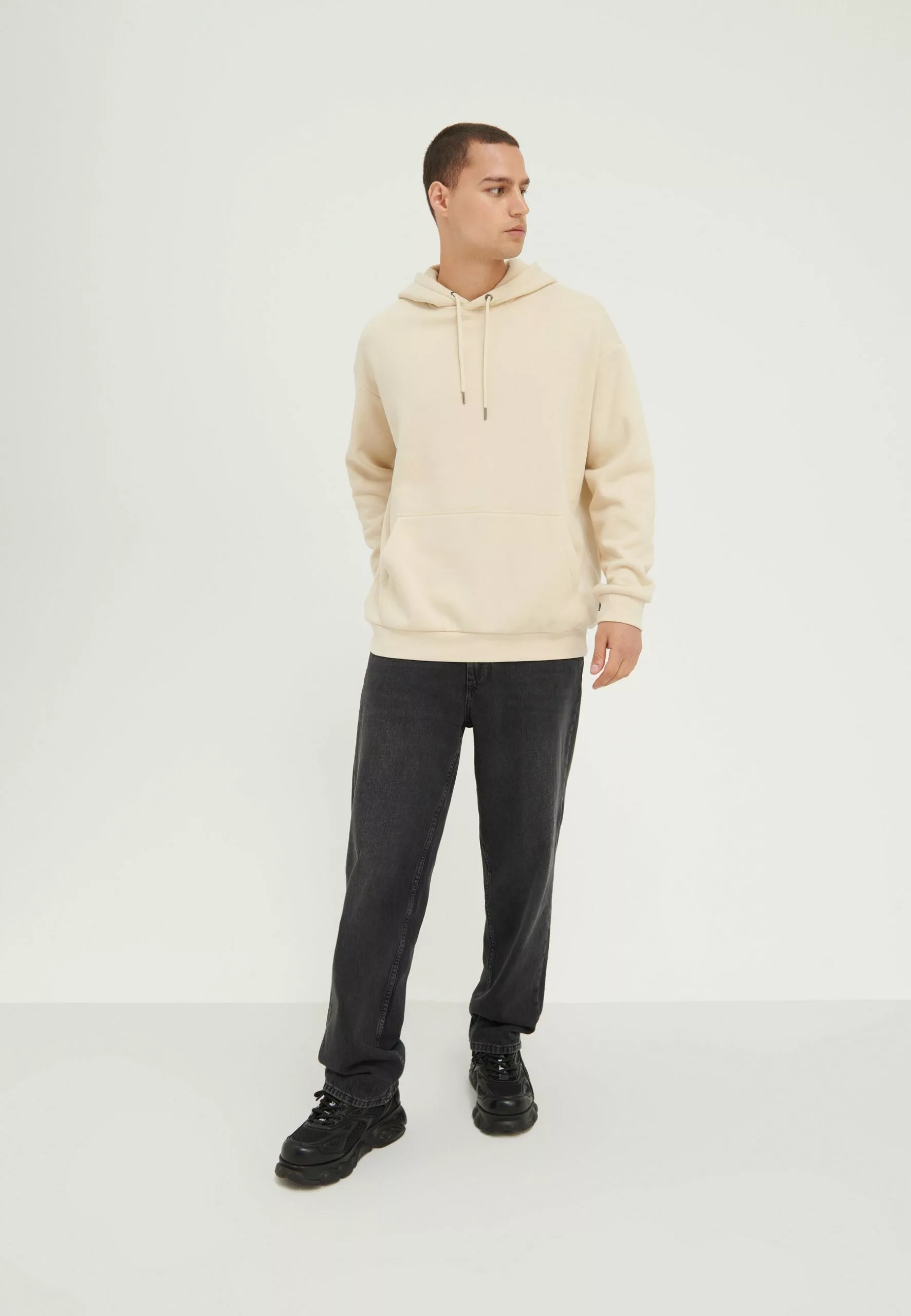 YOURTURN Unisex - Hoodie - Beige 4 YOURTURN Unisex - Hoodie - Beige - Afbeelding 2