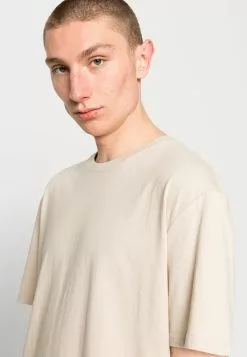 YOURTURN Unisex 5 Pack - T-Shirt Basic - Dark Grey/White/Beige -YOURTURN WINKEL 1ff81c02e3974b36b3df2f96840a35da