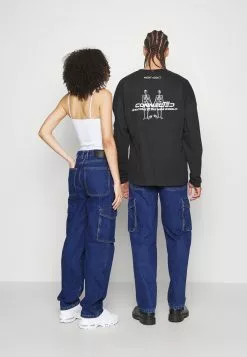 YOURTURN Cargo Denim Wide Leg Unisex - Relaxed Fit Jeans - Rinsed Denim -YOURTURN WINKEL 25a443cf47cf4ce3b9345c7fd7249a8f