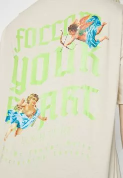 YOURTURN Unisex - T-Shirt Print - Beige -YOURTURN WINKEL 2f9ccbadf23e42bb865ba59dce3ca7cd