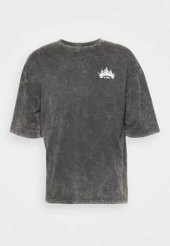 YOURTURN Skull Graphic Tee Unisex - T-Shirt Print - Mottled Black -YOURTURN WINKEL 3341a74bddf74d959dffbf4e41605549