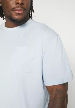 YOURTURN Unisex 2 Pack- T-Shirt Basic - Light Blue/Dark Blue -YOURTURN WINKEL 38112a41675c40fe9ecd8e37b289cea3