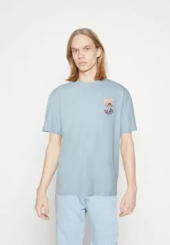 YOURTURN Unisex - T-Shirt Print - Blue