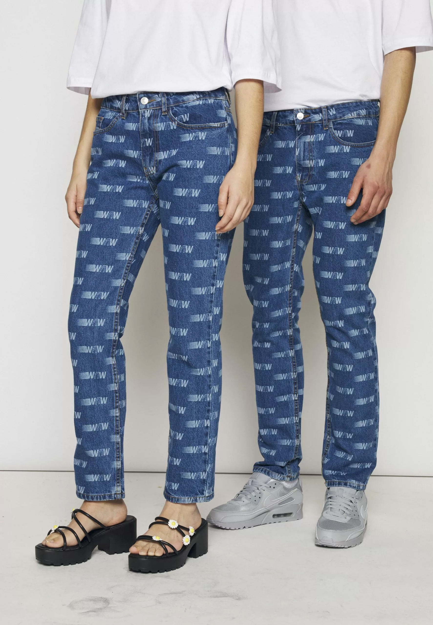 YOURTURN WincentWeiss Unisex - Straight Leg Jeans - Blue Denim 5 YOURTURN WincentWeiss Unisex - Straight Leg Jeans - Blue Denim - Afbeelding 3