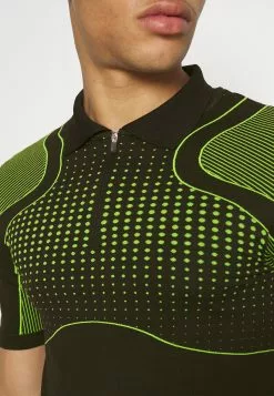 YOURTURN Unisex - Poloshirt - Black/Green -YOURTURN WINKEL 55d461bd263e4076ade0a1ccce803e32