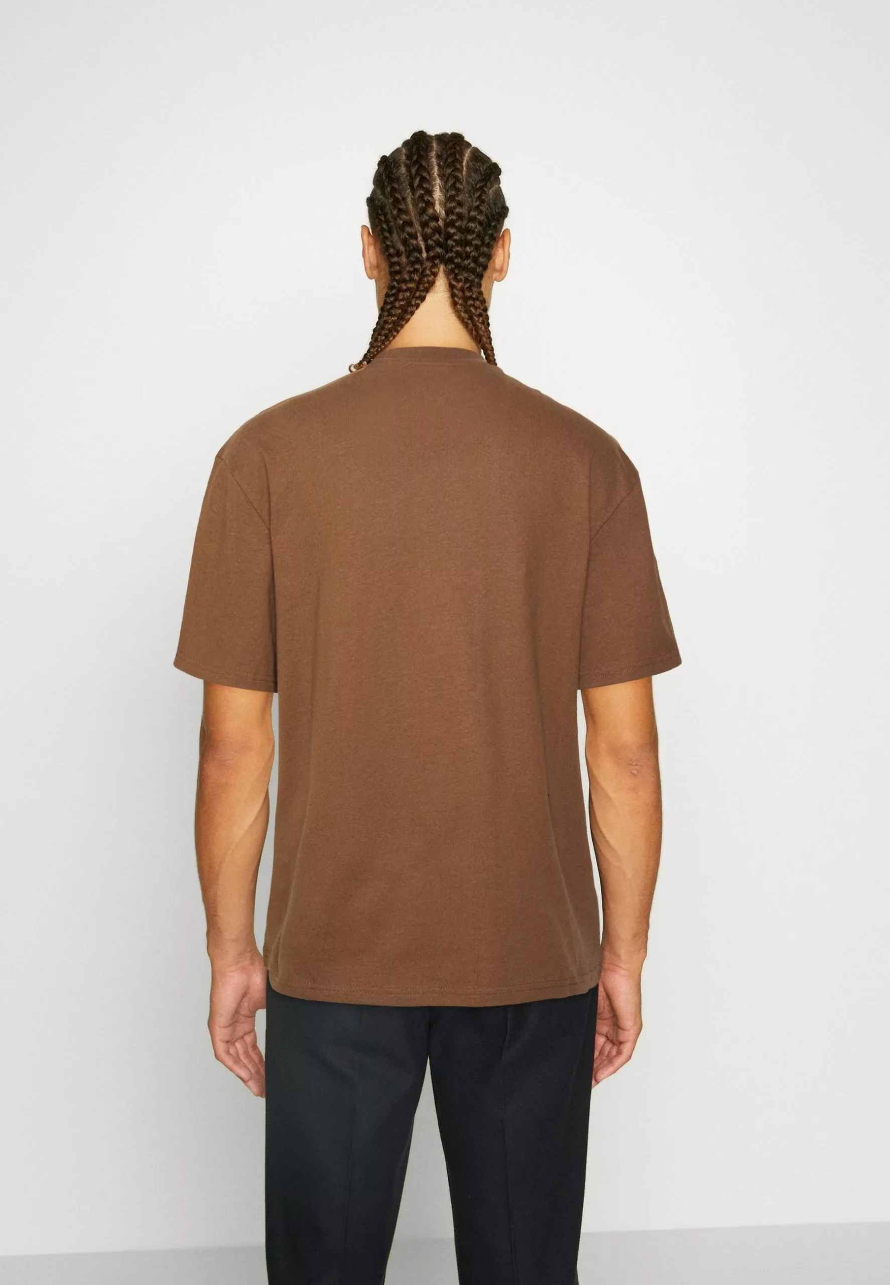 YOURTURN Unisex - T-Shirt Basic - Brown 5 YOURTURN Unisex - T-Shirt Basic - Brown - Afbeelding 3
