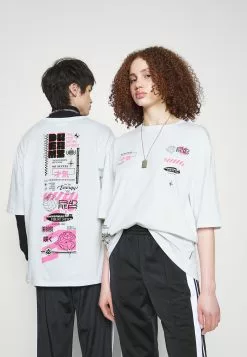 YOURTURN Unisex - T-Shirt Print - White