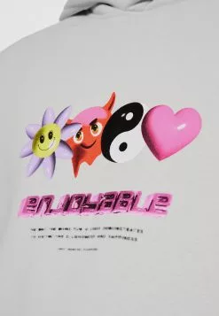 YOURTURN Unisex - Hoodie - Grey -YOURTURN WINKEL 5f427095ab404a61acea2e3572c03832