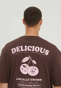 YOURTURN Unisex - T-Shirt Print - Brown -YOURTURN WINKEL 600d46f6f1c04705bd9529850b227bdc