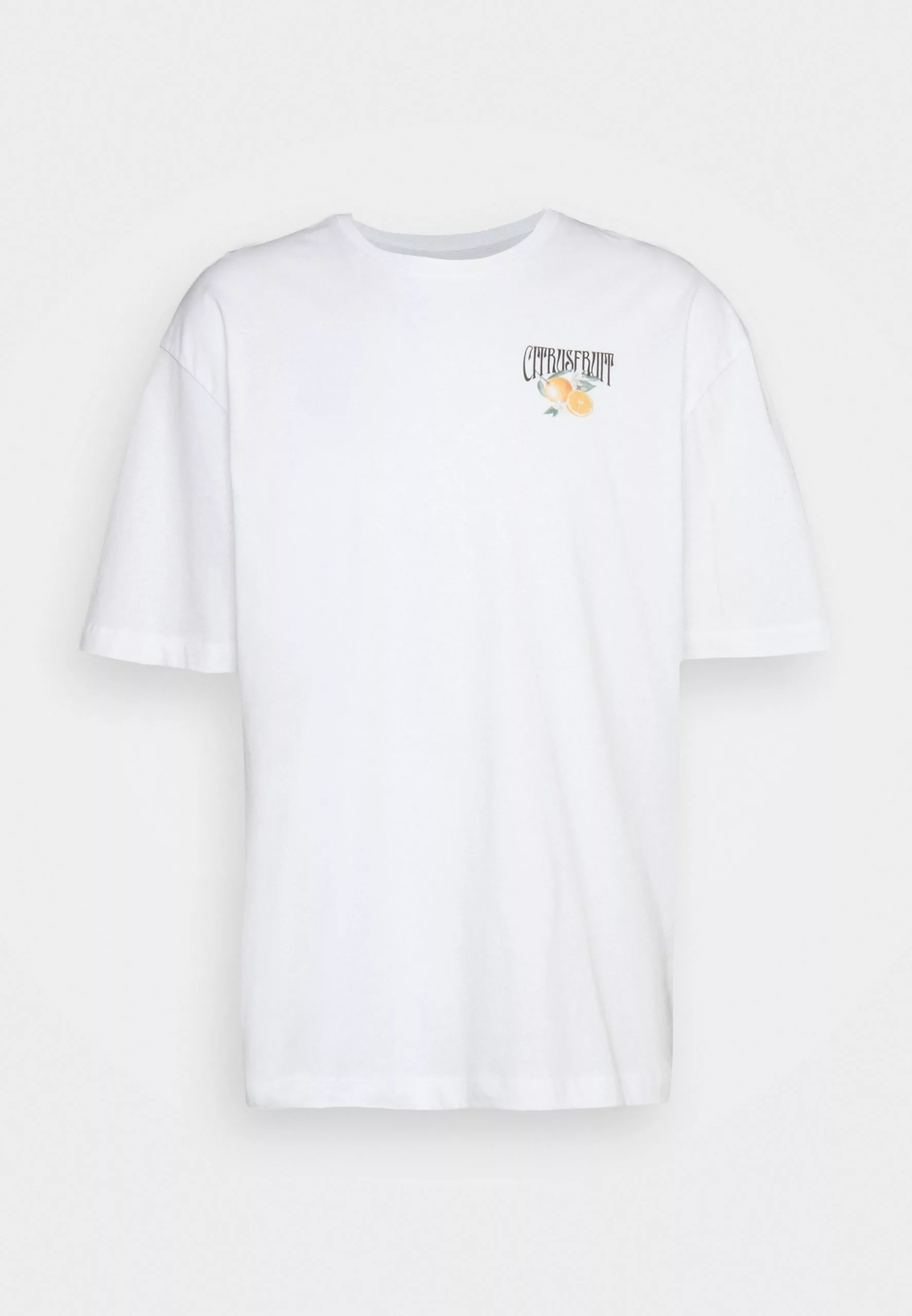 YOURTURN Orange Fruit Graphic Tee- T-Shirt Print - White 6 YOURTURN Orange Fruit Graphic Tee- T-Shirt Print - White - Afbeelding 5