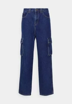 YOURTURN Cargo Denim Wide Leg Unisex - Relaxed Fit Jeans - Rinsed Denim -YOURTURN WINKEL 6f9738103c604994b7f9621c7b4e9421