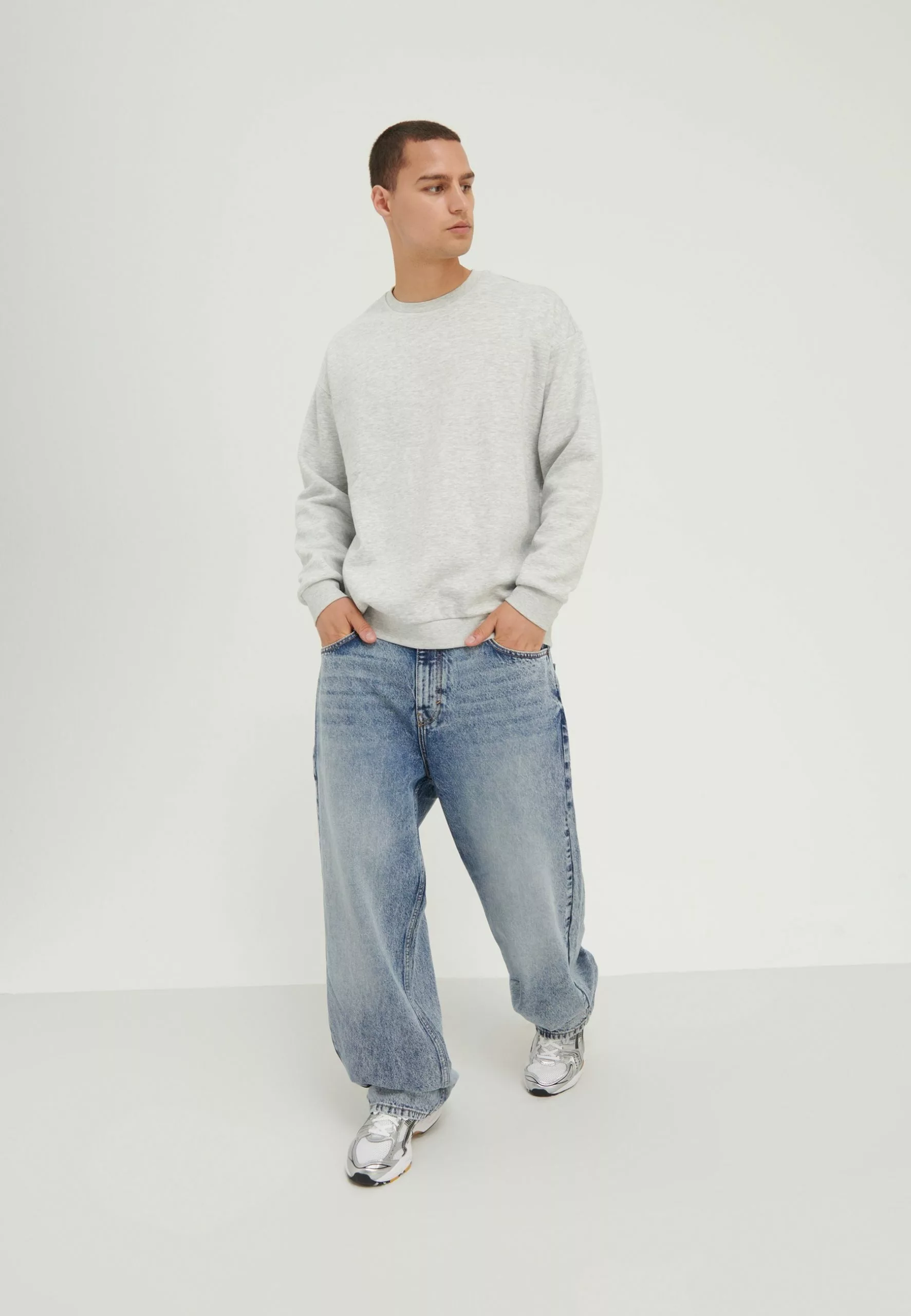 YOURTURN Unisex 2 Pack - Sweater - Black/Mottled Light Grey 4 YOURTURN Unisex 2 Pack - Sweater - Black/Mottled Light Grey - Afbeelding 2