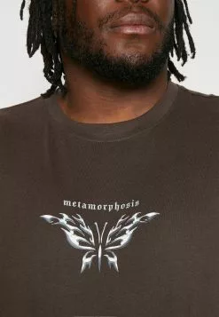 YOURTURN T-Shirt Print - Brown -YOURTURN WINKEL 7673a818b5884438a6f91f8b31d112e1