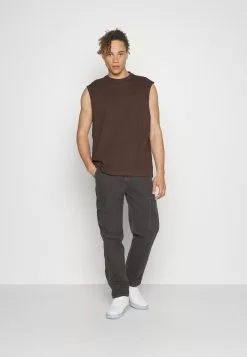 YOURTURN Unisex 2 Pack - Top - Light Grey/Brown