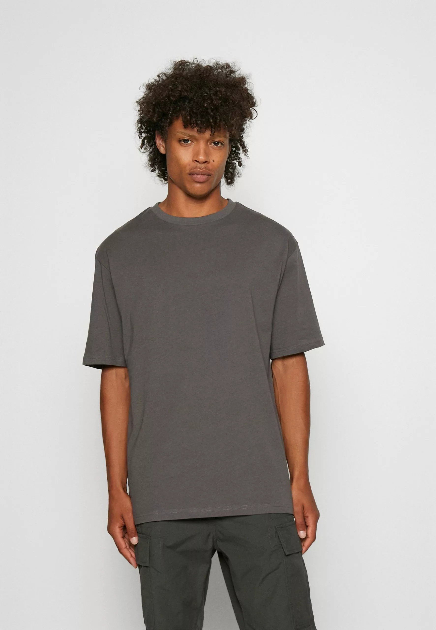 YOURTURN 3Pack Unisex - T-Shirt Basic - White/Dark Grey /Dark Brown 6 YOURTURN 3Pack Unisex - T-Shirt Basic - White/Dark Grey /Dark Brown - Afbeelding 4