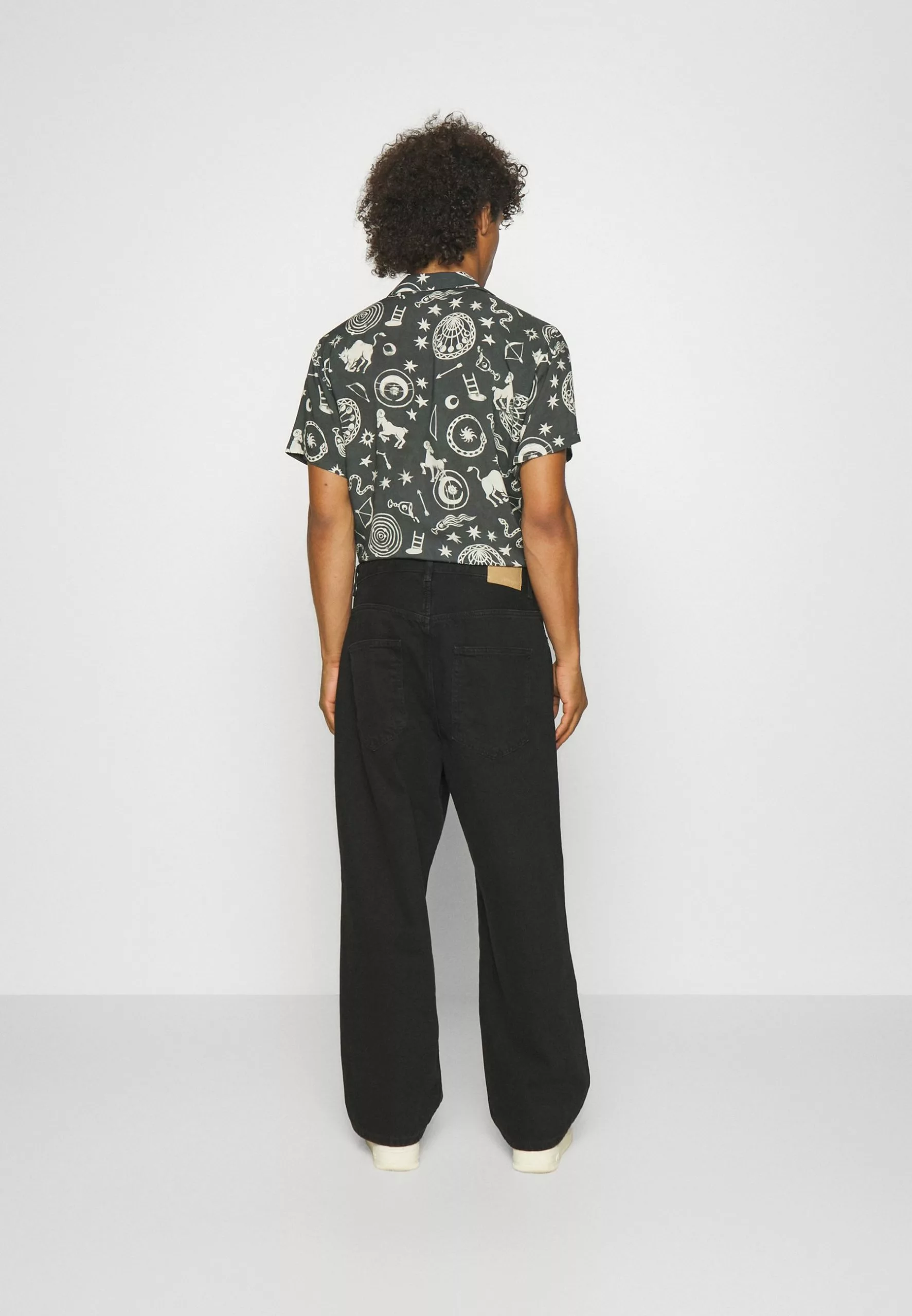 YOURTURN Baggy Jeans Unisex - Relaxed Fit Jeans - Black Denim 5 YOURTURN Baggy Jeans Unisex - Relaxed Fit Jeans - Black Denim - Afbeelding 3