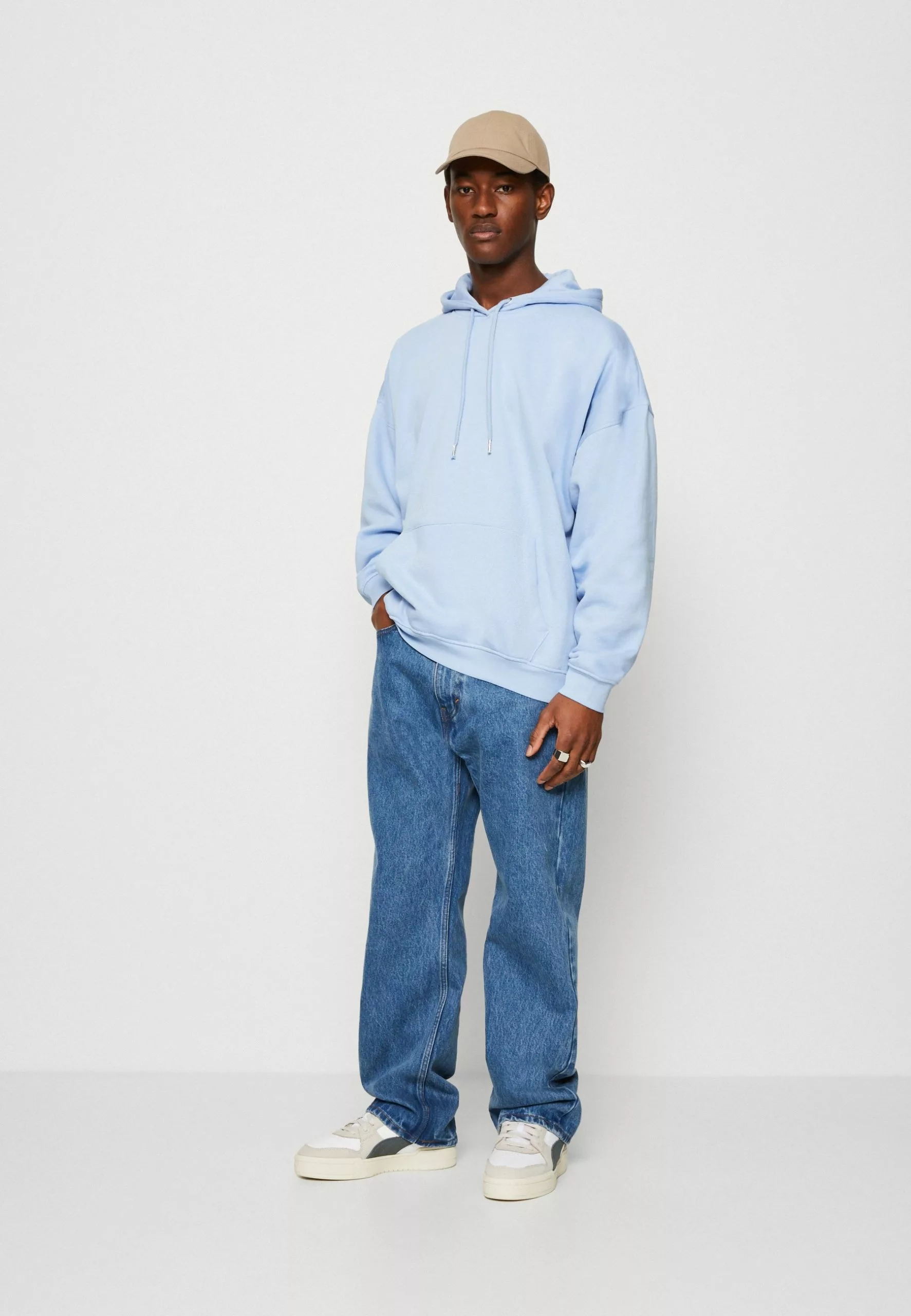 YOURTURN Super Oversized Unisex - Hoodie - Light Blue 4 YOURTURN Super Oversized Unisex - Hoodie - Light Blue - Afbeelding 2