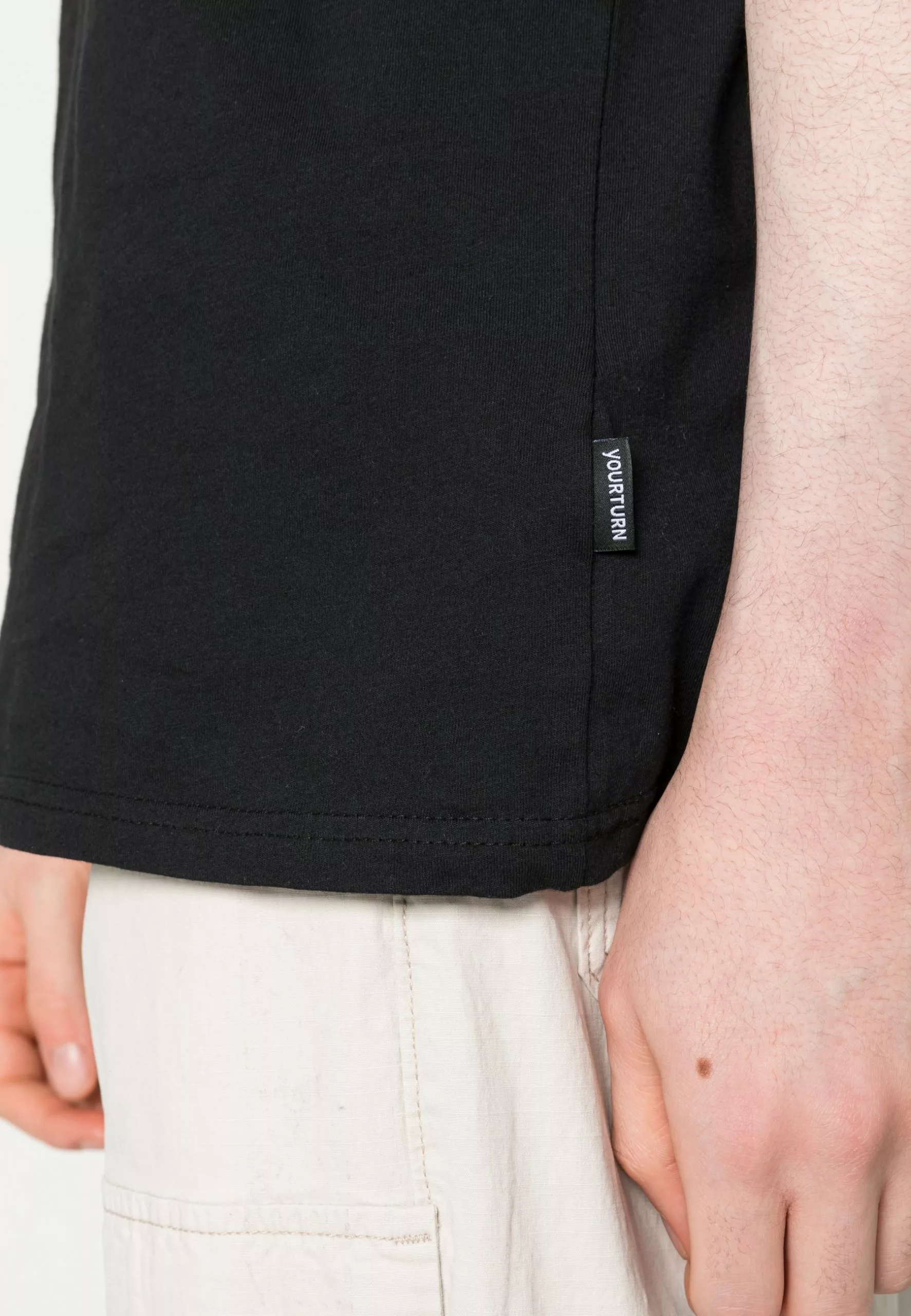 YOURTURN Graphic T-Shirt Beyond Unisex - T-Shirt Print - Black 7 YOURTURN Graphic T-Shirt Beyond Unisex - T-Shirt Print - Black - Afbeelding 5