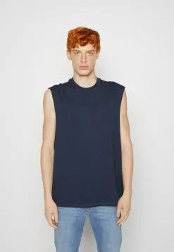 YOURTURN Unisex 2 Pack - Top - Beige/Dark Blue -YOURTURN WINKEL 988b58203f4c43b5822b1b91f7f8bd71