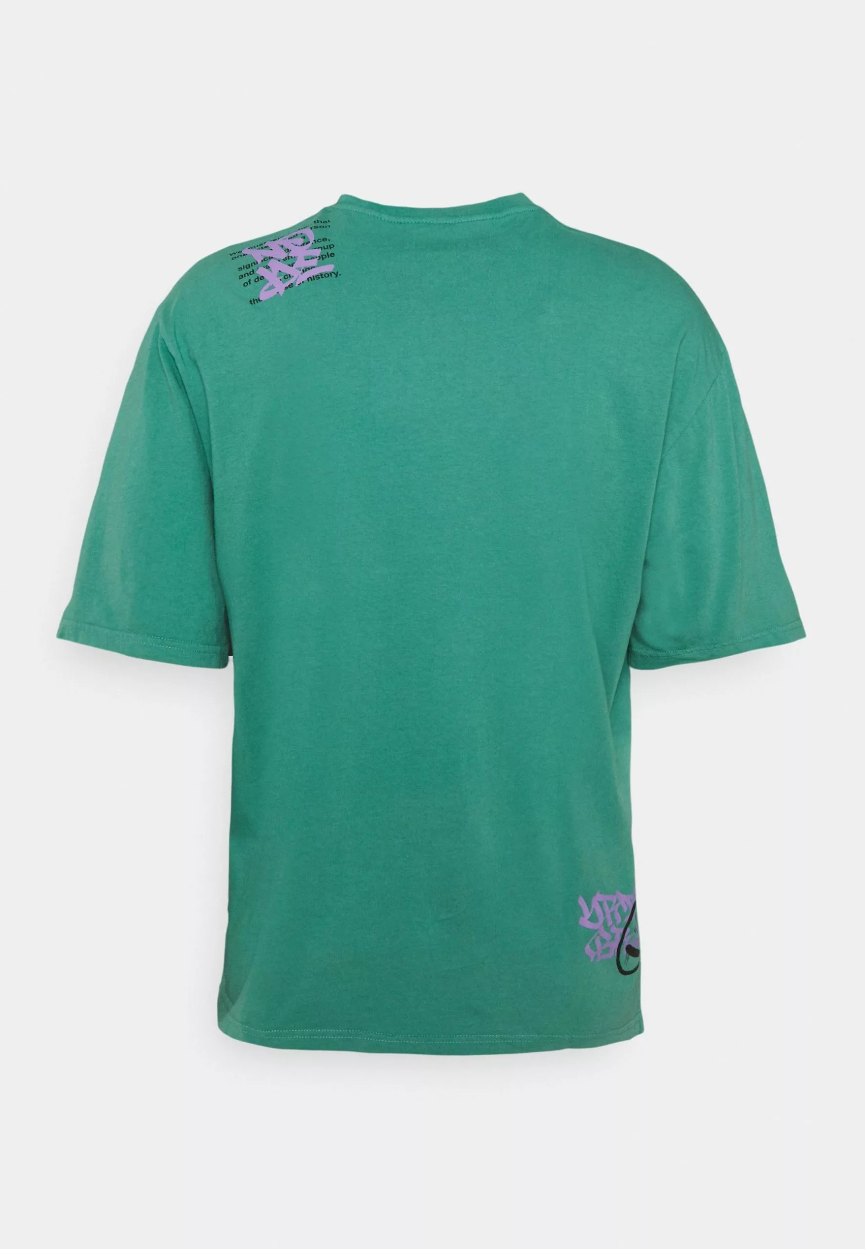 YOURTURN Print Wash Unisex - T-Shirt Print - Green 4 YOURTURN Print Wash Unisex - T-Shirt Print - Green - Afbeelding 2