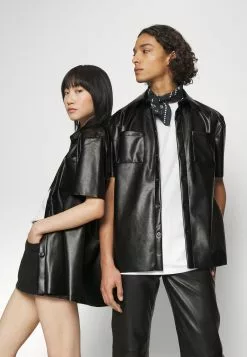 YOURTURN Unisex - Overhemdblouse - Black -YOURTURN WINKEL aefdfec1a9d14d77a5fb759d0c1f1942