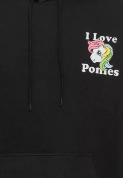 YOURTURN My Little Pony Unisex - Hoodie - Black -YOURTURN WINKEL bd5db644822944fca48a2d7a2aac5e03