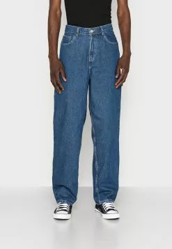 YOURTURN Unisex - Relaxed Fit Jeans - Rinsed Denim