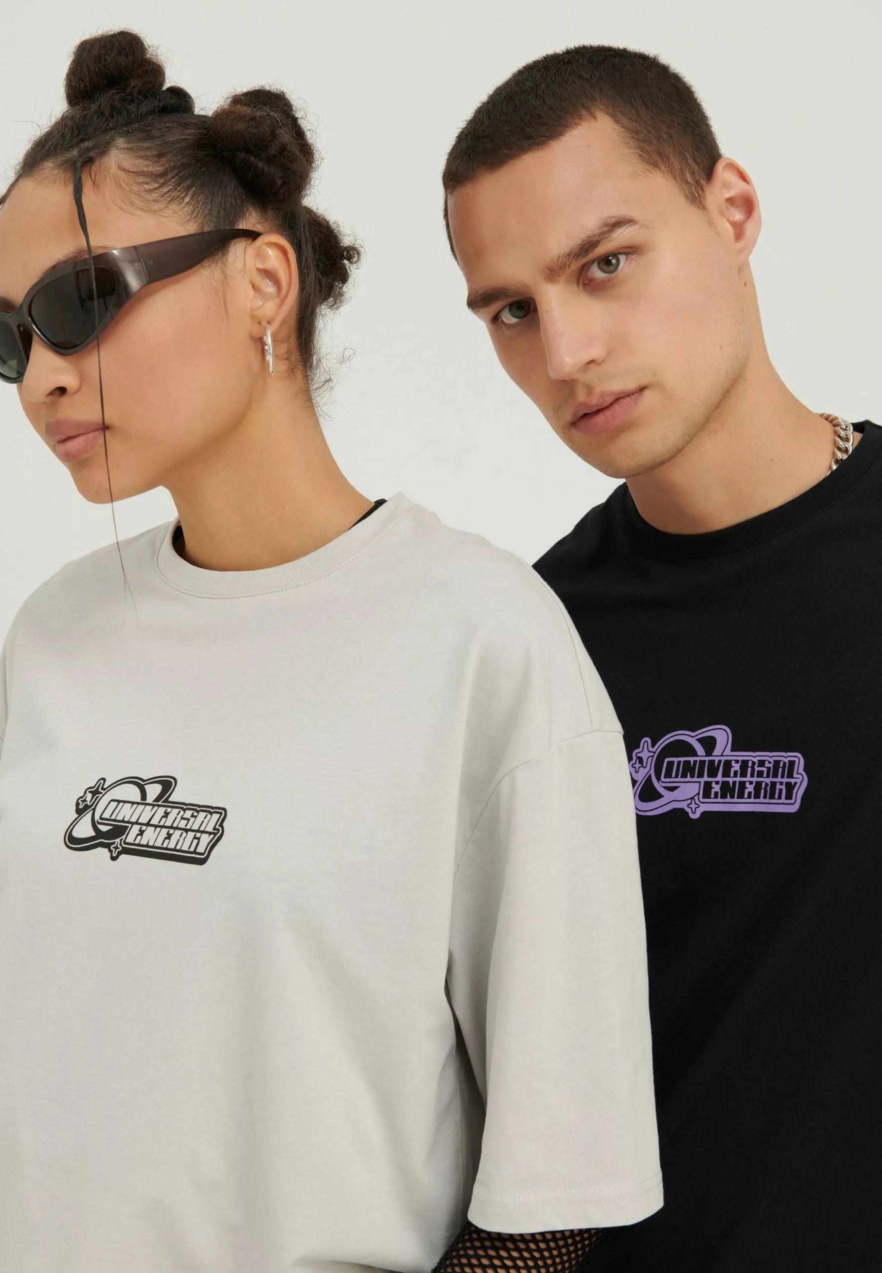 YOURTURN Unisex - T-Shirt Print - Light Grey 6 YOURTURN Unisex - T-Shirt Print - Light Grey - Afbeelding 4