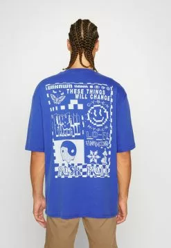 YOURTURN Unisex - T-Shirt Print - Blue -YOURTURN WINKEL d55d347e946e44aa8eef446fe6e957c5