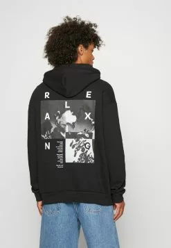 YOURTURN Yt-Zi-0122-0413Relaxed Hoodie / 802 - Black - Hoodie - 802 - Black -YOURTURN WINKEL d8328c9600304c798bc45d2facda3c0b