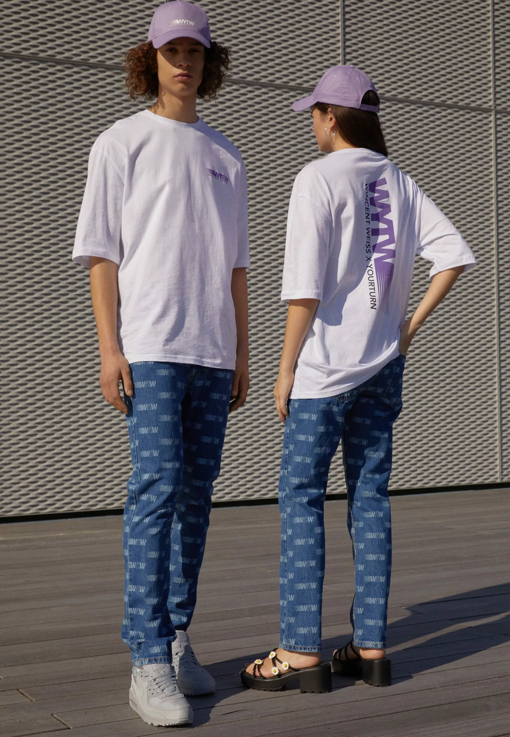 YOURTURN WincentWeiss Unisex - Straight Leg Jeans - Blue Denim 3 YOURTURN WincentWeiss Unisex - Straight Leg Jeans - Blue Denim