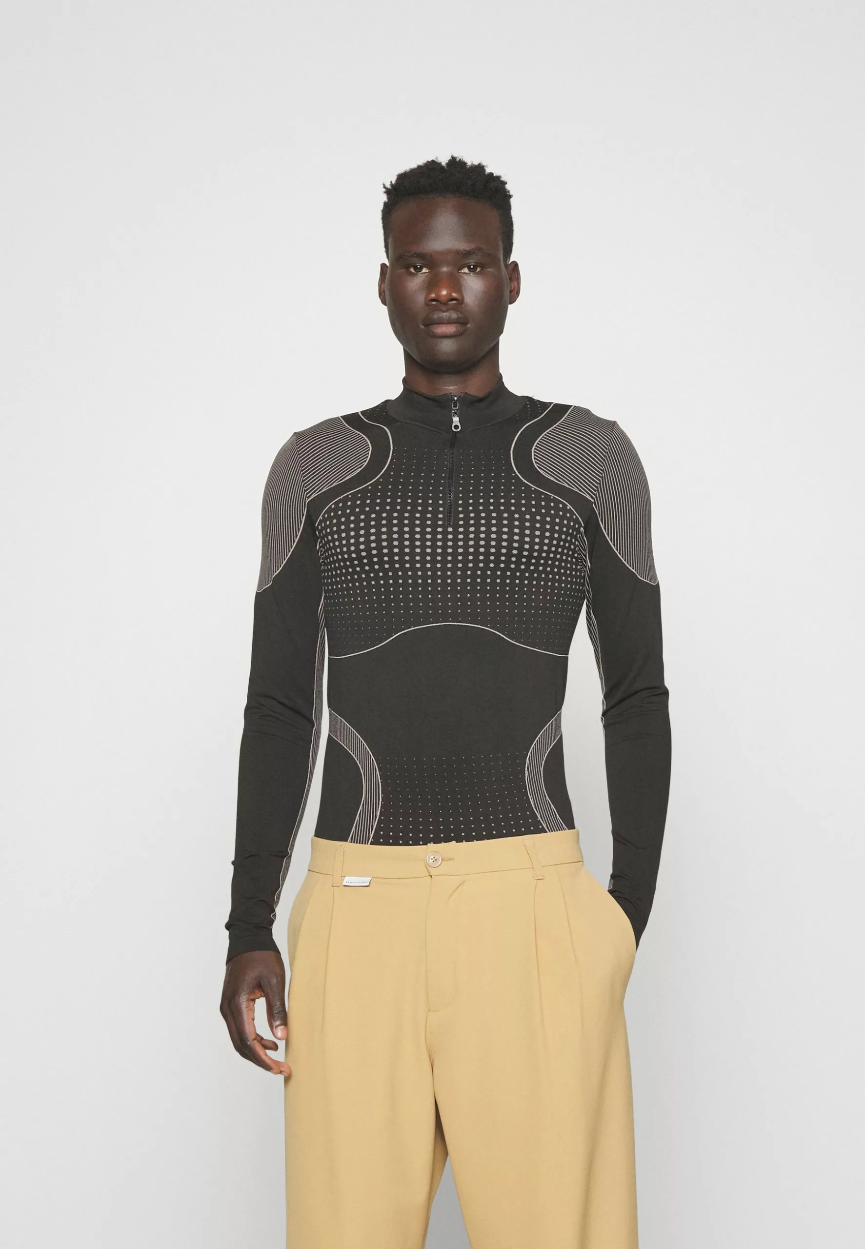 YOURTURN Jaquard Sports Unisex - Longsleeve - Black 3 YOURTURN Jaquard Sports Unisex - Longsleeve - Black