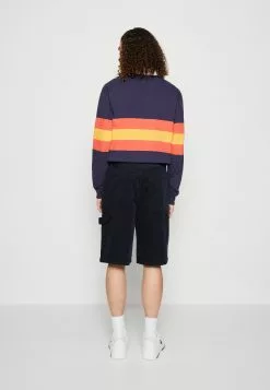 YOURTURN Wide Fit Carpenter Corduroy Unisex - Shorts - Dark Blue -YOURTURN WINKEL dd4659753b054932afba79d13b980f60