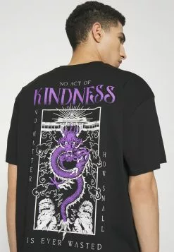 YOURTURN Dragon Graphic TeeUnisex - T-Shirt Print - Black -YOURTURN WINKEL e95af8e6e24d4c348b5ec6e7778186a0