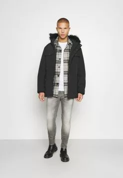 YOURTURN 3Pack Unisex - T-Shirt Basic - Black/Light Grey/White