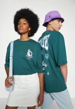 YOURTURN Unisex - T-Shirt Print - Dark Green -YOURTURN WINKEL fe5ef4cb5395447e83c346caef2d848b
